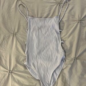 Lavender Strappy Bodysuit